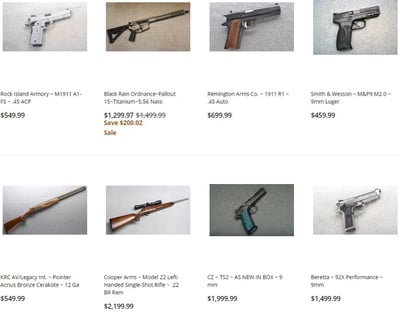 Used Guns at Cabela's/Bass Pro Shops - Over 4000+ models (Hi-Res Pictures)