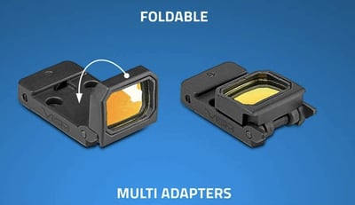 ATG Flip Red Dot Pistol Sight 3 MOA Glock MOS/RMR/Dovetail/Picatinny Mount (FlipDot M2) - $34.99 + FREE Shipping