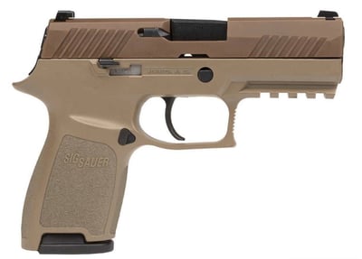Sig Sauer P320 Nitron Compact 9mm 3.9" Coyote Brown 15+1 Rounds - $449.99 + $40 Gift Card  (Free S/H over $49)