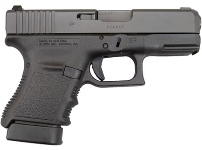 Glock 30 .45 ACP Sub-Compact Law Enforcement Trade In with Glock Night Sights, 10 Plus 1 Capacity - Good-Very Good Surplus Condition - $389.99 