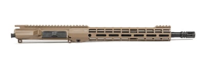 M4E1 Threaded Complete Upper, 14.5" 5.56 Carbine Length Barrel, 12" M-LOK ATLAS S-ONE Handguard - FDE Cerakote - $437.74  (Free Shipping over $100)
