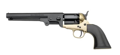 Pietta 1851 US Navy Marshal Black Powder Revolver 44 Caliber 7.5" Brass Frame Blue - $234.90 