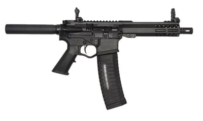 Plum Crazy 5.56 Nato AR-15 Pistol with 7" M-LOK Handguard, 7.5" Inch Barrel, 1:8 Twist, (1) 60 Round Magazine - $399.99 