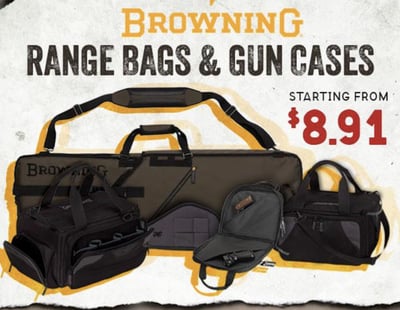 Browning Range Bags & Gun Cases - Starting from $8.91