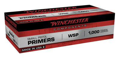 Winchester WSP Small Pistol Primers 1,000/Box - $89.99