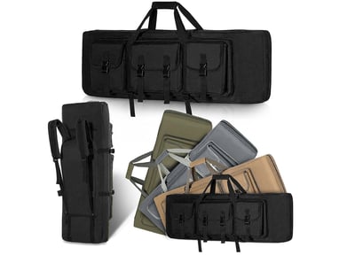 DULCE DOM 36" Double Rifle Case Soft Bag Gun Case from $43.99 (Free S/H over $25)