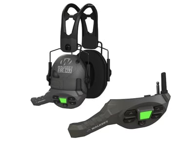 Walker's FireMax Rechargeable Electronic Earmuffs (NRR 20dB) with Walkie Talkie - $79.99 (Free Shipping on $100+ Orders)