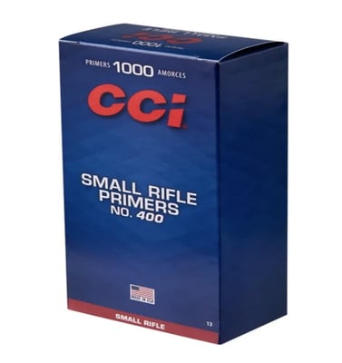 CCI #400 Small Rifle Primers 2 boxes (2000 pcs) - $143.98 w/code "TA10" 