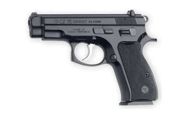CZ CZ 75 Compact 9mm 3.80" 14+1 Black Black Polymer Grip - $518.75 (add to cart price) 