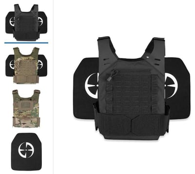 LA Police Gear LVPC Plate Carrier + 2 Level IV Plates Kit - Various Colors Available - $269.99 w/code "DELP10" ($4.99 S/H over $125)