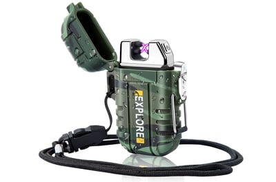 Outdoor Windproof & Waterproof Dual Arc Plasma Lighter USB - $8.09 + FREE Shipping