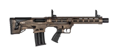 Black Aces Bullpup 12 Gauge 18.5" Semi-Auto 5 Rd, Distressed FDE - $279.99