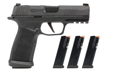 Sig Sauer P365-XMacro TACOPS 9mm 3.7" Barrel 4-17Rnd Mags - $749.99 ($9.99 S/H on Firearms / $12.99 Flat Rate S/H on ammo)