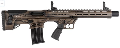 Black Aces Bullpup 12 Gauge 18.5" Semi-Auto 5 Rds, Distressed Bronze - $299.99