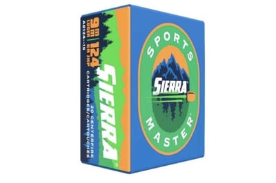 Sierra Sports Master 9 Mm Ammo 124 Grain JHP, 20Rds - $6.99