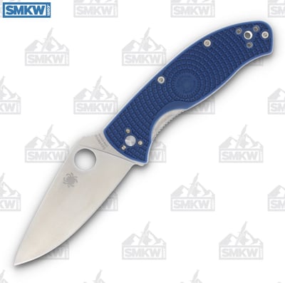 Spyderco Tenacious Lightweight Blur Folding Knife Plain Edge - $78.40 (Free S/H over $75, excl. ammo)