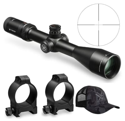 Vortex Viper HS LR 4-16x50 Riflescope (Dead-Hold BDC MOA) with Pro 30mm Riflescope Rings Bundle - $589.99 w/code "FOCUS10" (Free S/H)