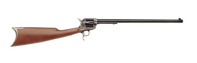 Cimarron Revolving Carbine Revolver Centerfire Rifle 44-40 WCF 18" Barrel Blued and Walnut Straight Grip - $631.02 + Free Shipping