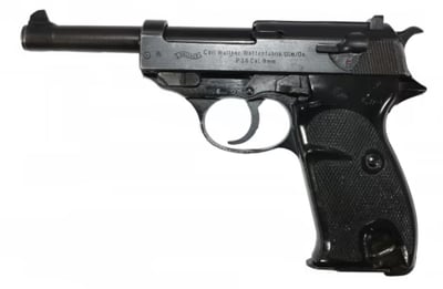 Walther P38 Pistol, Post War Aluminum Frame 4.9" Barrel, 9mm, Military Surplus, Good Condition, 8 Round Mag, C&R Eligible - $499 