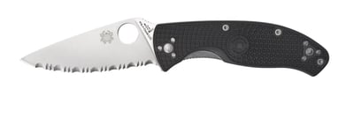 Spyderco Tenacious Lightweight Folding Knife Black Serrated - $36.75 (Free S/H over $75, excl. ammo)