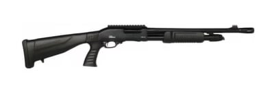 Iver Johnson PAS20 20 Ga Pump Action Shotgun 18" Barrel Blued and Black Pistol Grip - $210.92 