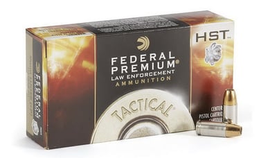 Federal Tactical HST 124gr 9mm 50 Rounds - $30 
