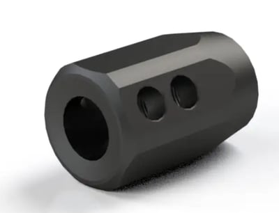 Foxtrot Mike 9MM Micro Muzzle Brake 1/2x36 - $34.95 (Free S/H over $175)
