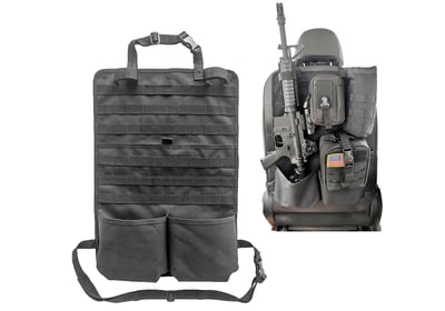 2 Pack Back Seat Organizer with Gun Rack Feature Tactical Seat - $35.99 + Free Shipping