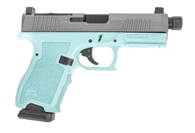 PSA Dagger Compact 9mm Extreme Carry Cut Stainless RMR Slide, Threaded Barrel, Robins Egg Blue Frame - $349.99