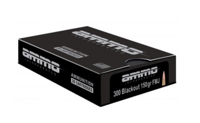 Ammo Inc Signature Target .300 BLK Ammo 150gr FMJ 20 Rounds - $10.49
