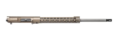M5 Complete Upper, 24" 6.5 Creedmoor SS Rifle Barrel, ATLAS S-ONE 15" M-LOK HG - FDE Cerakote - $529.75 (add to cart price)  (Free Shipping over $100)