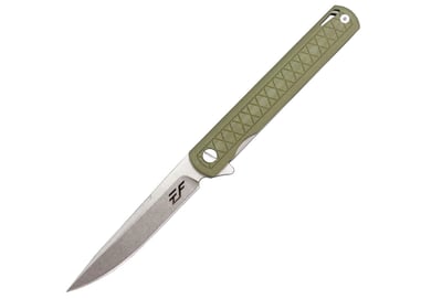 Eafengrow EF16 Folding Knife Flipper Ball Bearing Point D2 Blade G10 Handle Pocket Clip Liner Lock Camping (Army Green) - $19.99 (Free S/H over $25)