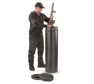HQ ISSUE Gun Burial Tube Underground Storage Container, Waterproof Rifle Case, 12 x 46.5 - $129.99 (Free S/H over $25)