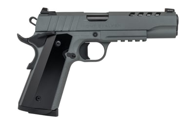 Tisas 1911 Night Stalker 10mm Full-Size Pistol with 5" Barrel and Gray Cerakote Finish - $600.52 (add to cart price)