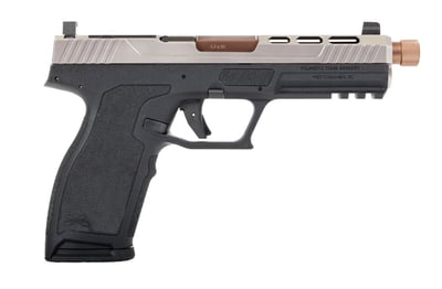 PSA 5.7 Rock RK1 Optics Ready Complete Pistol W/Copper Threaded Barrel, 2-Tone Stainless/Black - $509.99 