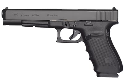 RENTAL Glock G40 Gen 4 MOS 10mm, 6" Barrel, Black, 15rd - $525 