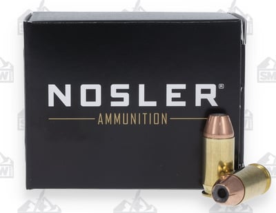 Nosler Match Grade 45 ACP 185 Grain JHP 20 Rounds - $9.99