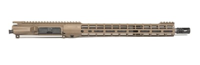 M4E1 Threaded Complete Upper, 16" .223 Wylde SS Mid-Length Barrel, 15" M-LOK ATLAS S-ONE Handguard FDE Cerakote - $350.97  (Free Shipping over $100)