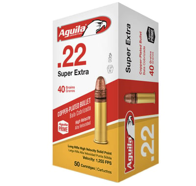 Aguila Standard 22 LR HV 40Gr SP 50rd - $2.49 