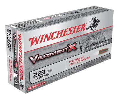 Winchester Varmint X 223 Rem 40 Grain Polymer Tip 20 Rounds - $9.99