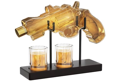Kollea 9 Oz Whiskey Decanter Set with 2 Oz Glasses - $29.98 shipped after $10 Off clip code