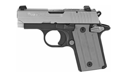 SIG Sauer P238 .380 ACP 2.7" Barrel 6 Rounds 3 Dot Sights Grey Polymer Grips Alloy Frame Two Tone Finish - $649.99  ($10 S/H on Firearms)