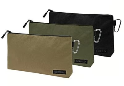 Coreflex 3 Pack Premium Tool Pouch Zipper Bag Heavy duty Flat Bottom 12x7x2" - $15.99 (Free S/H over $25)