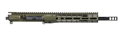 AR15 Complete Upper w/ 12.5" 5.56 Carbine Length Gov QPQ Barrel & 10.3" ATLAS R-ONE M-LOK Handguard - OD Green Anodized (BLEM) - $335  (Free Shipping over $100)