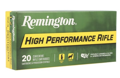 Remington High Performance 223 Rem 55 Grain PSP 20 Rounds - $19.99