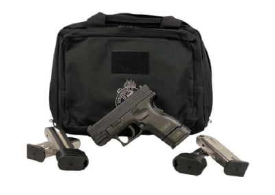 Springfield XD Sub Compact 9mm 3" Two 10+1rd +3 EXTRA MAGS AND RANGE BAG - $399.99 (Free S/H on Firearms)