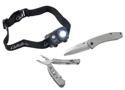 Cabela's Knife, Headlamp, and Multi-Tool Combo - $19.97 (Free Shipping over $50)