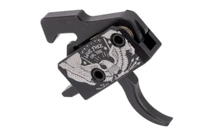Rise Armament RA-140 Super Sporting Trigger Live Free or Die Curved - $89.99