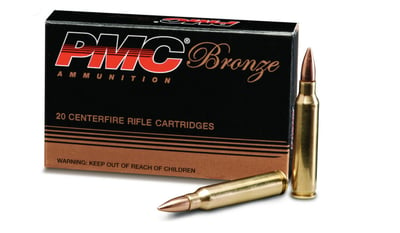 PMC Bronze 223 55GR FMJ Ammunition 20Rds - $8.99