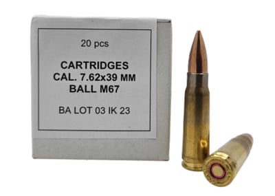 840 Rounds of Bulk 7.62x39 Ammo by Igman - 123gr FMJ